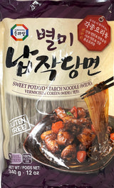 SURASANG SWEET POTATO STARCH NOODLE - WIDE (12oz)