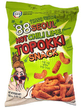 SURASANG '88SEOUL TOPOKKI SNACK - HOT CHILI LIME (3.52oz)