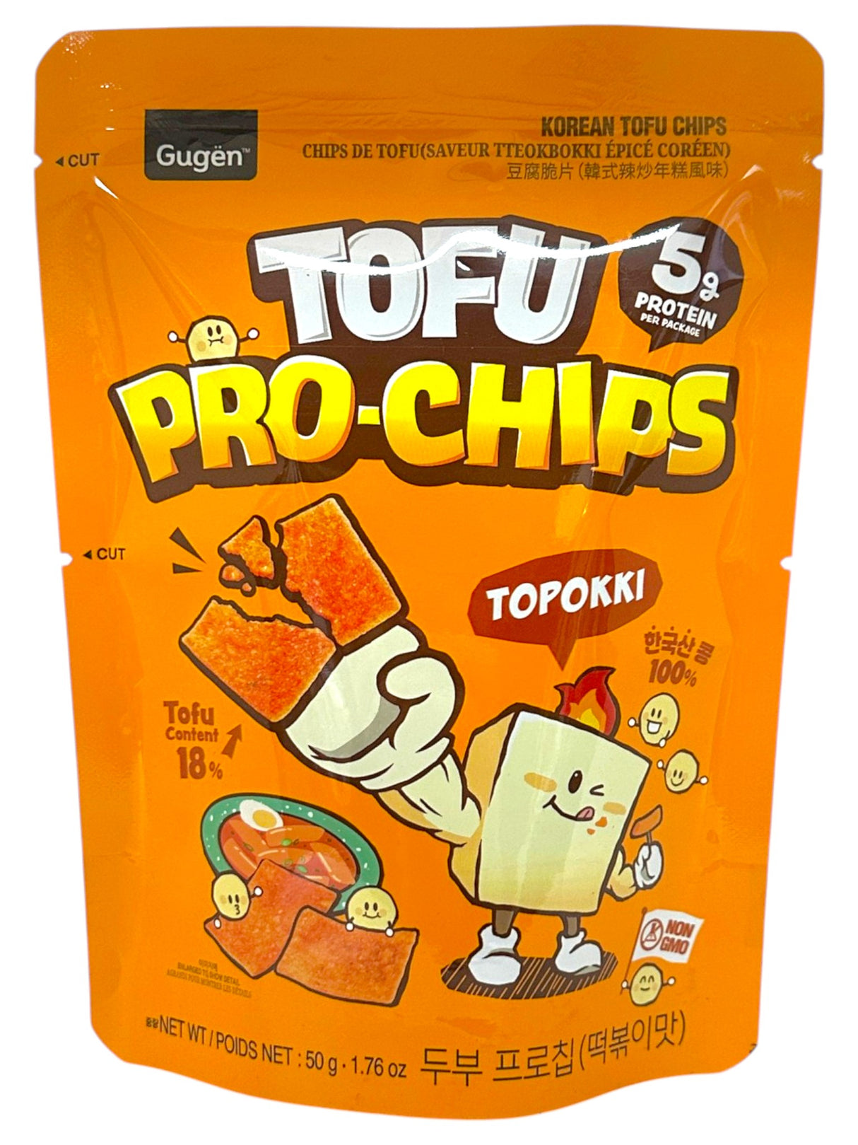 GUGEN TOFU PRO-CHIPS - TOPOKKI (1.76oz)