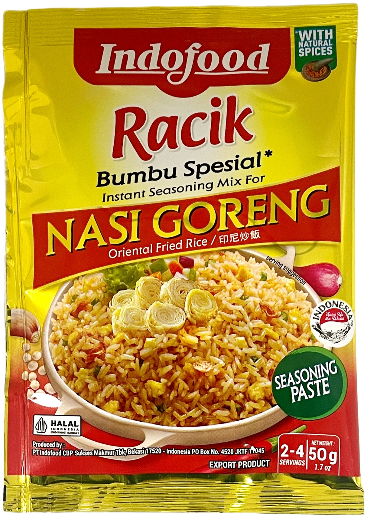 INDOFOOD SEASONING MIX - NASI GORENG (FRIED RICE) (1.6oz)