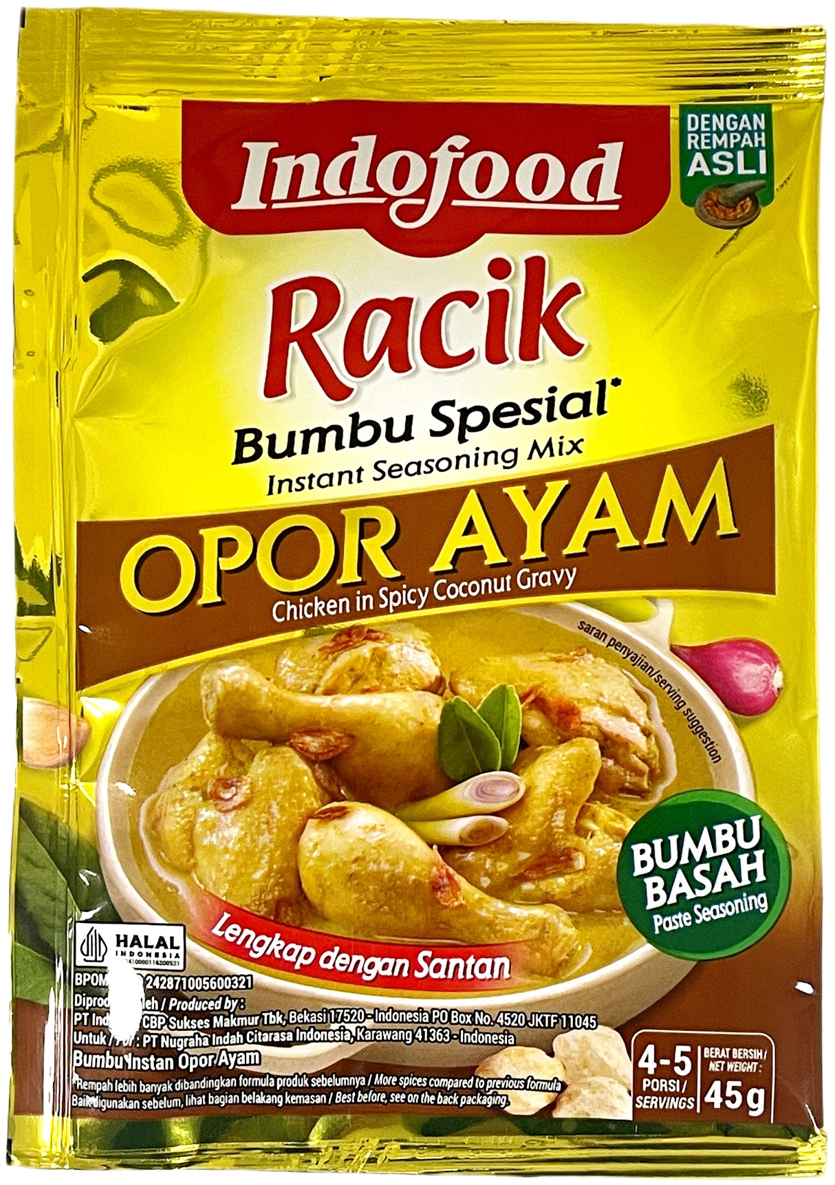 INDOFOOD SEASONING MIX - OPOR AYAM (1.6oz)