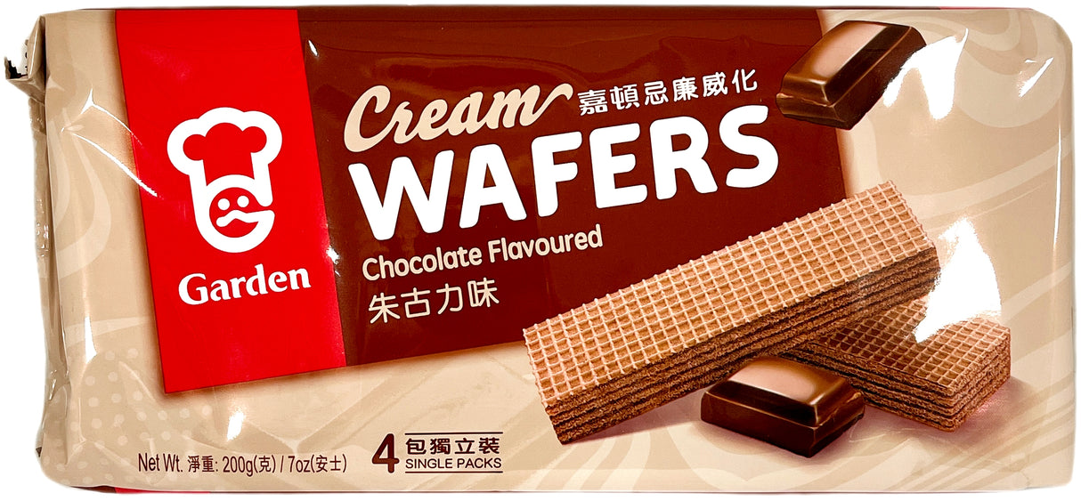 GARDEN CREAM WAFERS 4PK - CHOCOLATE