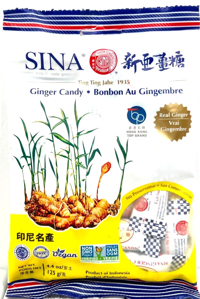 SINA GINGER CANDY (TING-TING JAHE) (4.4oz)