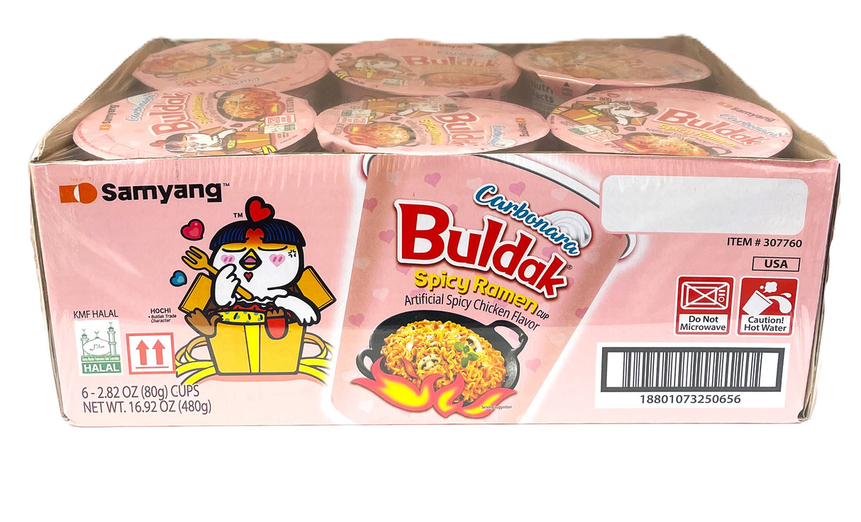 SAMYANG BULDAK SPICY RAMEN CUP - CARBONARA (2.82oz)