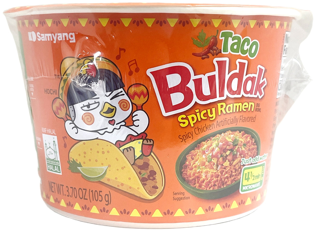 BULDAK SPICY RAMEN BOWL - TACO (3.7oz)
