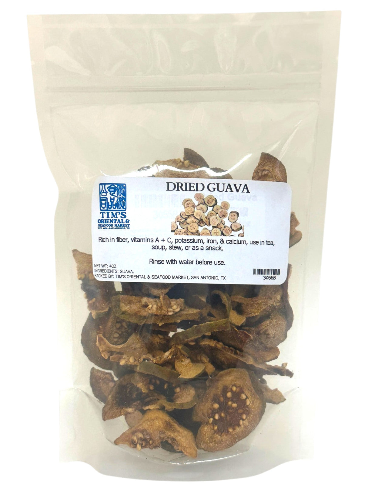 TIM'S DRIED GUAVA (4oz)