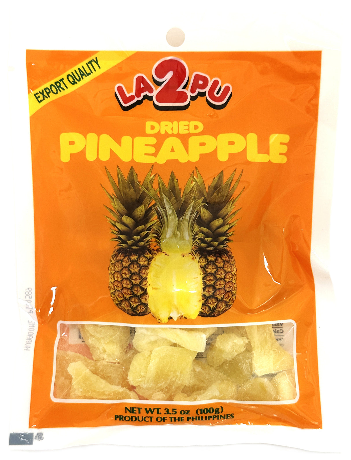 LA2PU DRIED PINEAPPLE (3.5oz)