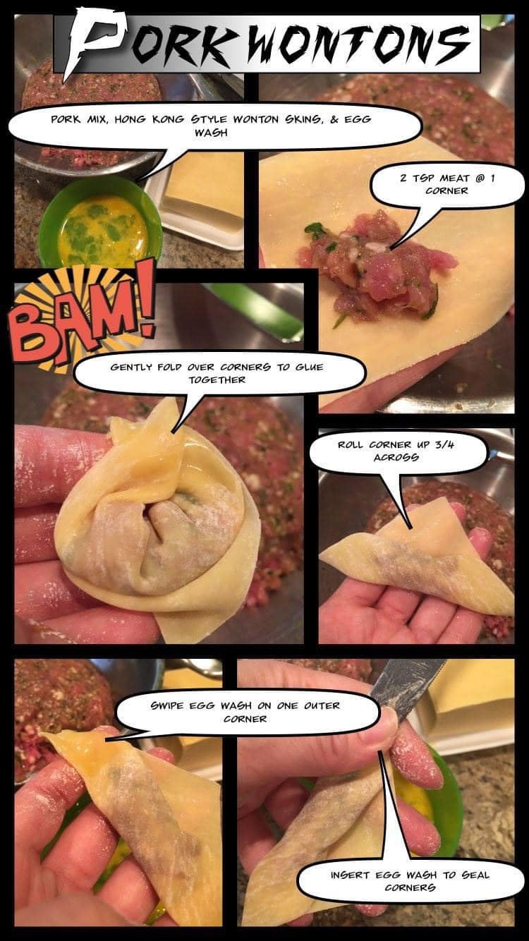 Chili Oiled Pork Wontons Recipe Kit (Serves 4-6)