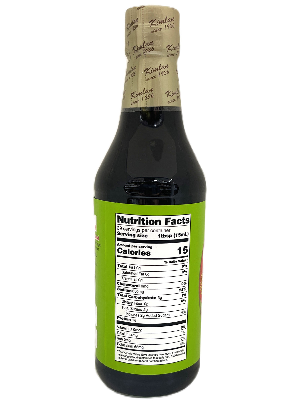 KIMLAN SOY SAUCE - LOW SODIUM (20oz)