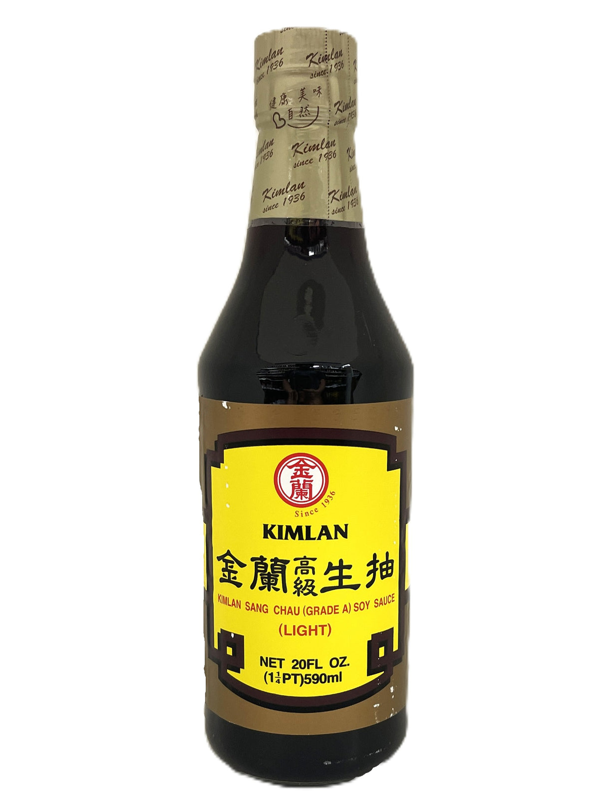 KIMLAN LIGHT GRADE-A SOY SAUCE (20oz)