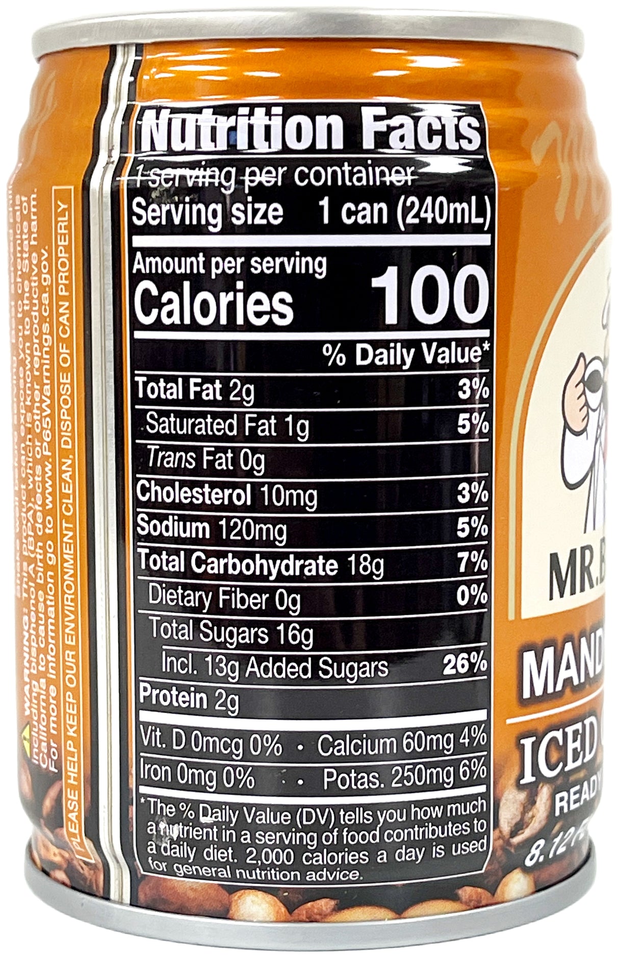 MR. BROWN ICED COFFEE - MANDHELING (8.12oz)