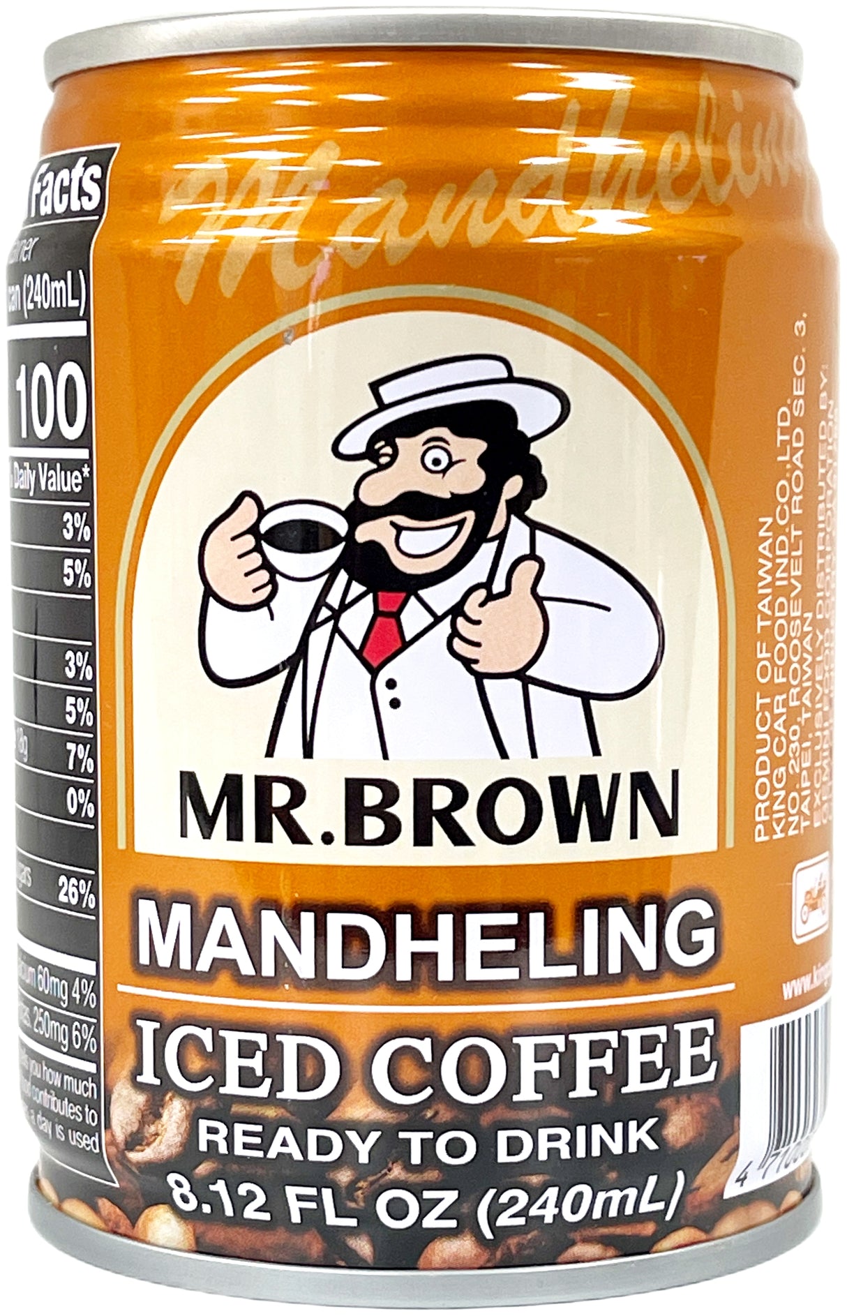 MR. BROWN ICED COFFEE - MANDHELING (8.12oz)