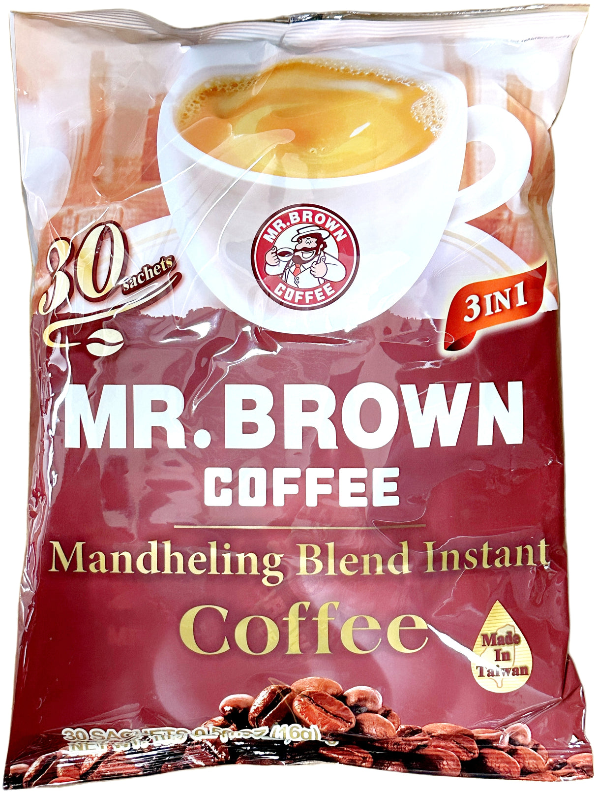 MR. BROWN INSTANT COFFEE 30PK - MANDHELING BLEND