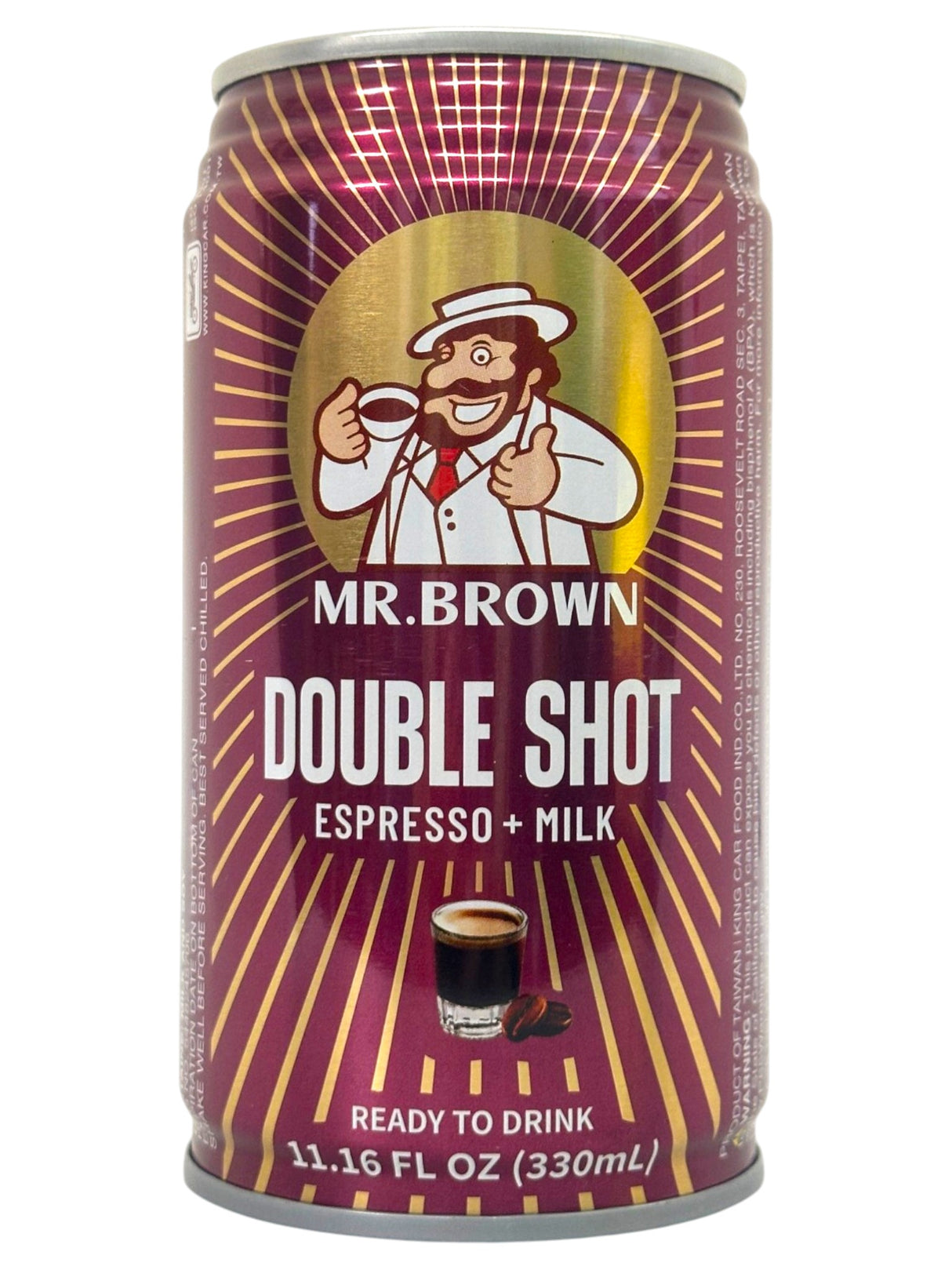 MR. BROWN DOUBLE SHOT ESPRESSO + MILK DRINK (11.16oz)