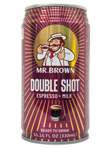 MR. BROWN DOUBLE SHOT ESPRESSO + MILK DRINK (11.16oz)