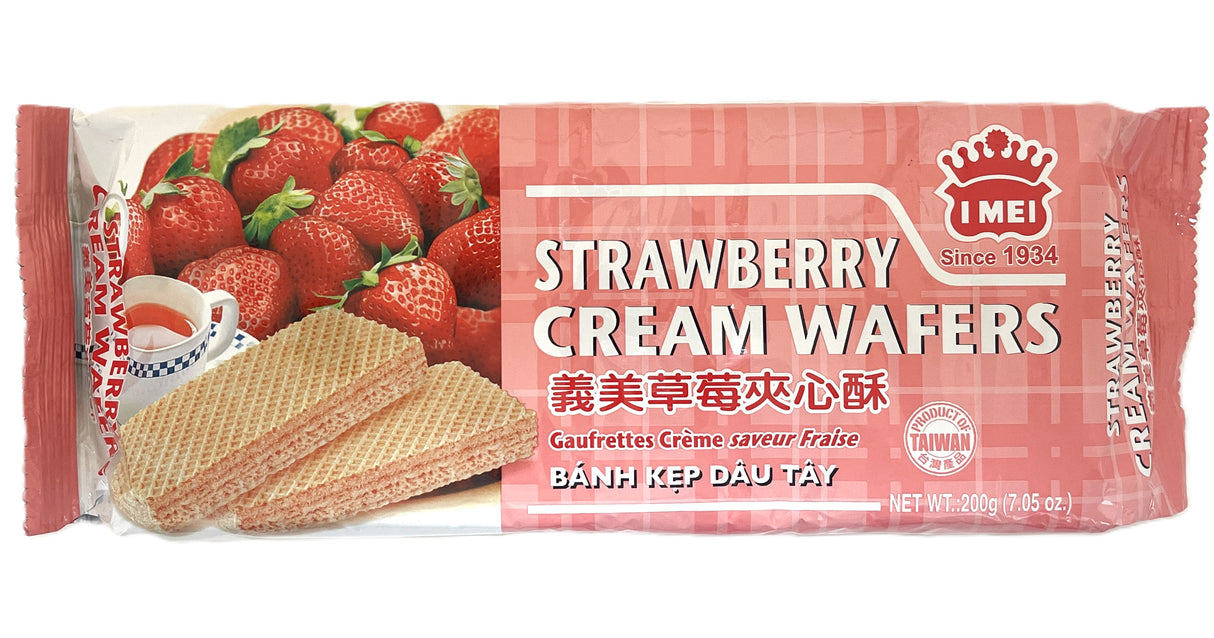 IMEI STRAWBERRY CREAM WAFERS (7.05oz)