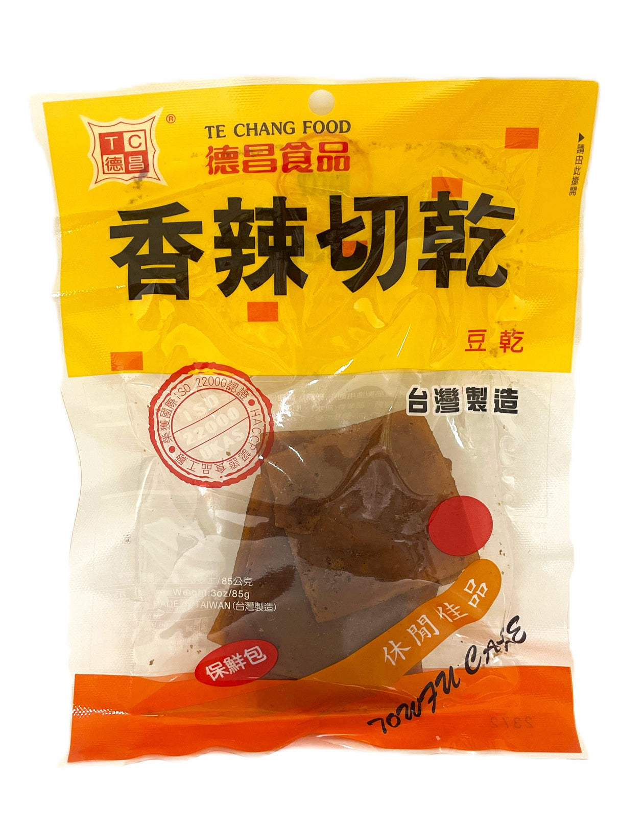 TE CHANG FOOD TOFU CAKE - SPICY FLAVOR (3oz)