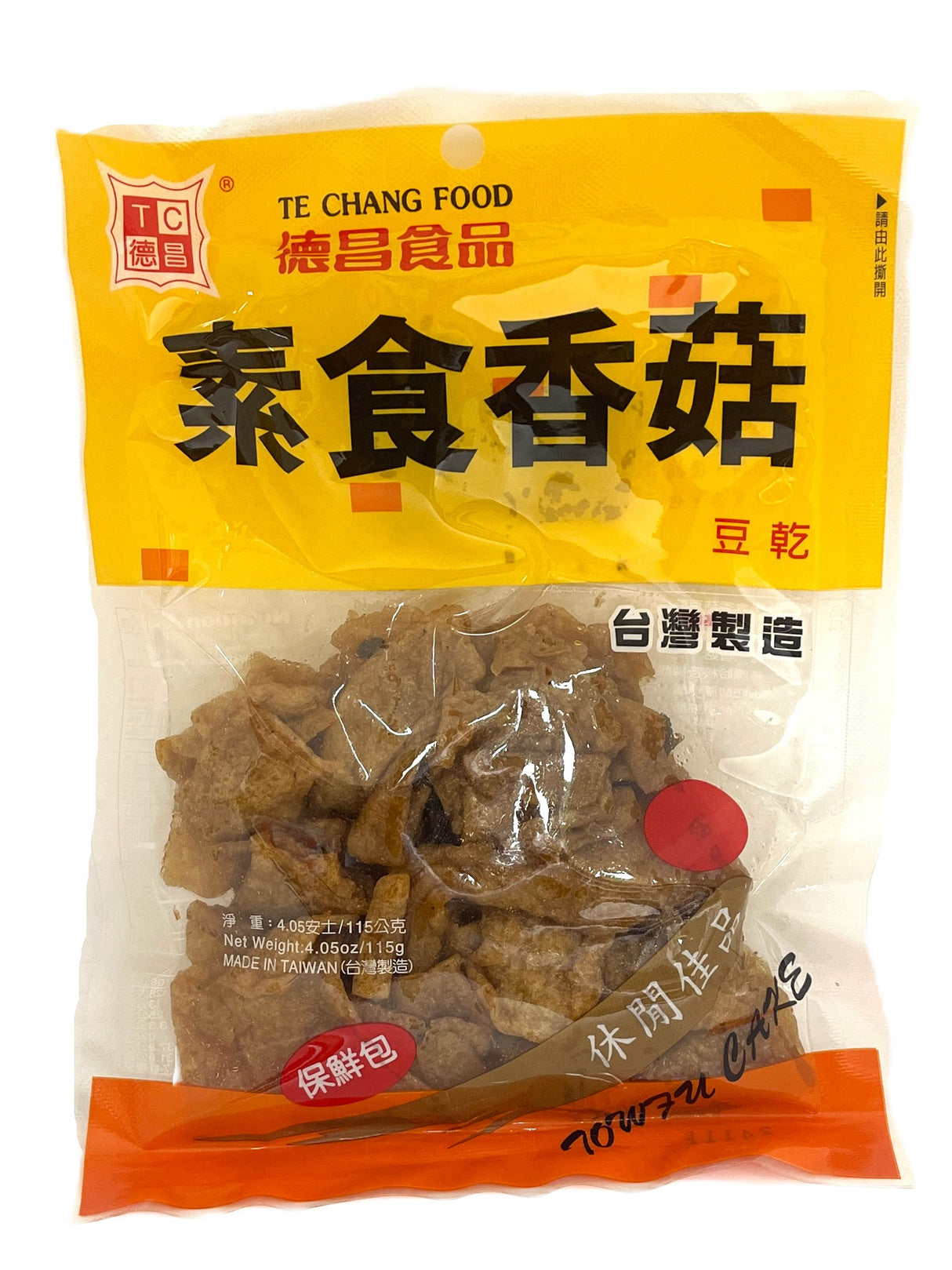 TE CHANG FOOD TOFU CAKE - VEGGIE FLAVOR (4.05oz)