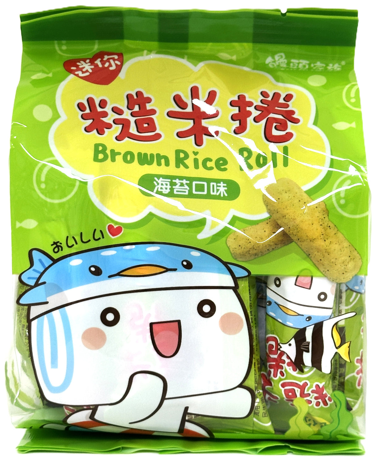PYI PYI BROWN RICE ROLL - SEAWEED (3.7oz)