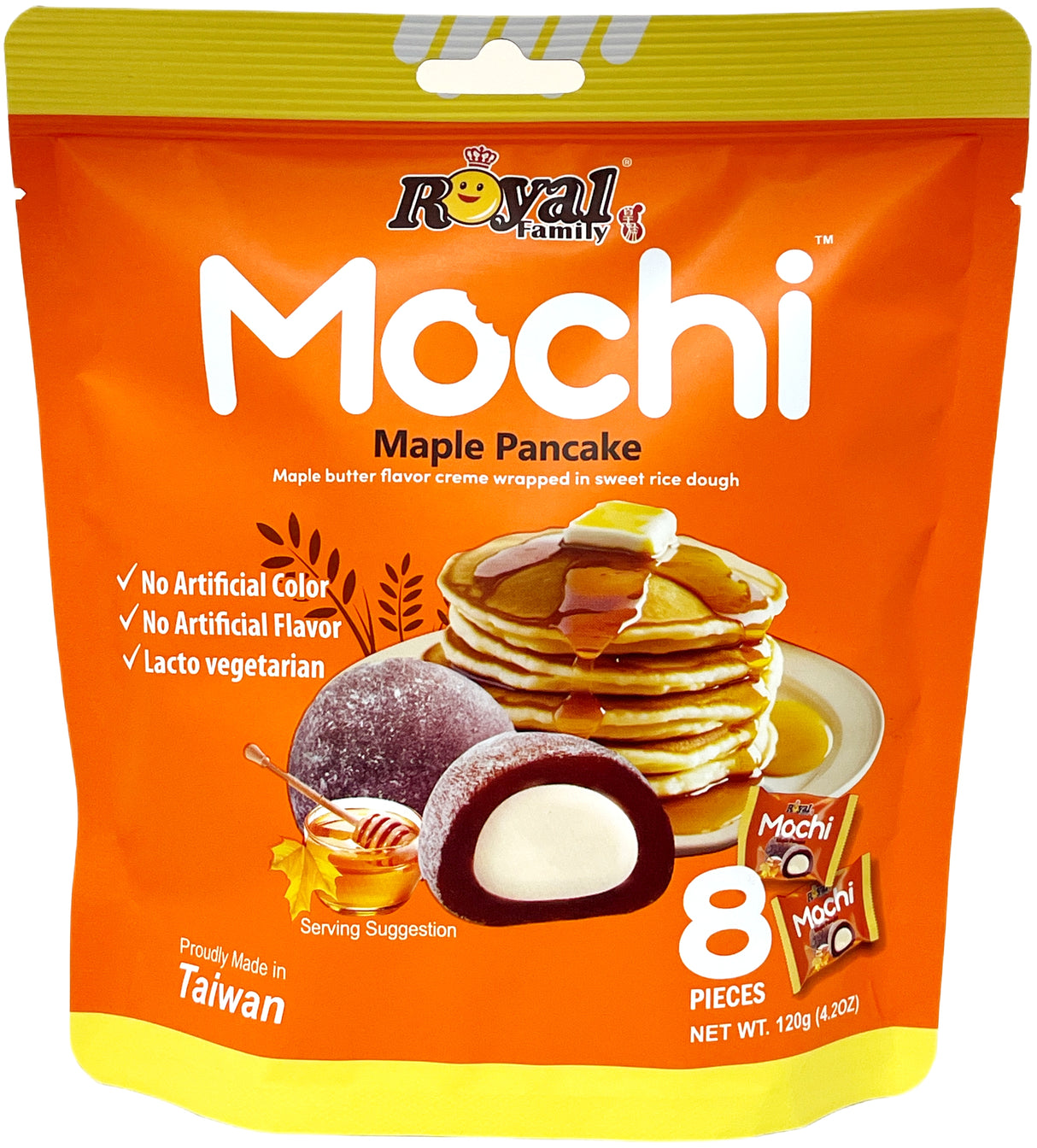 ROYAL FAMILY MOCHI 8PK - MAPLE PANCAKE
