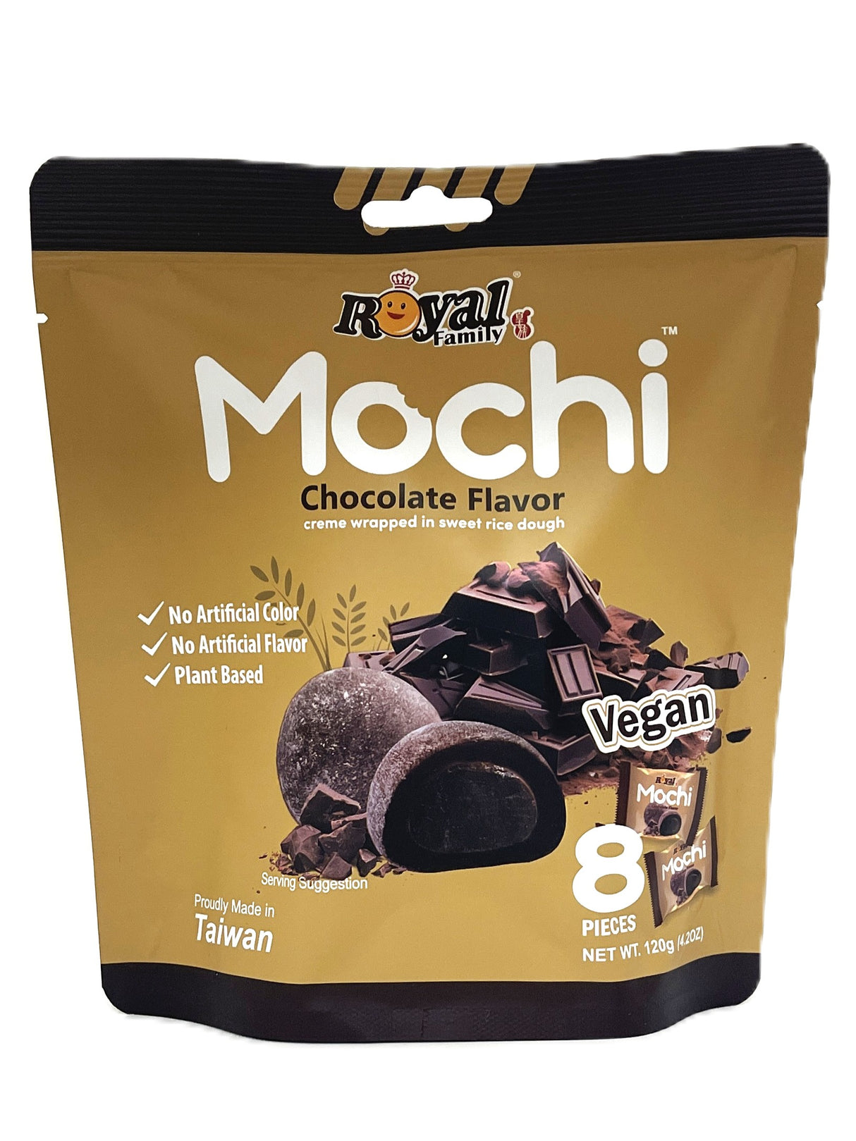 ROYAL FAMILY MOCHI 8PK - CHOCOLATE