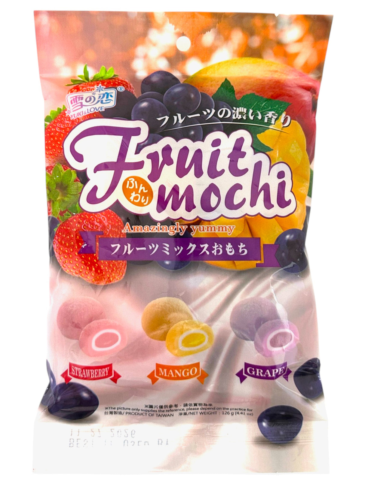 YUKI & LOVE FRUIT MOCHI (4.41oz)