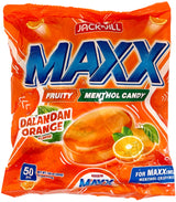 MAXX FRUITY MENTHOL CANDY - DALANDAN ORANGE (7.05oz)