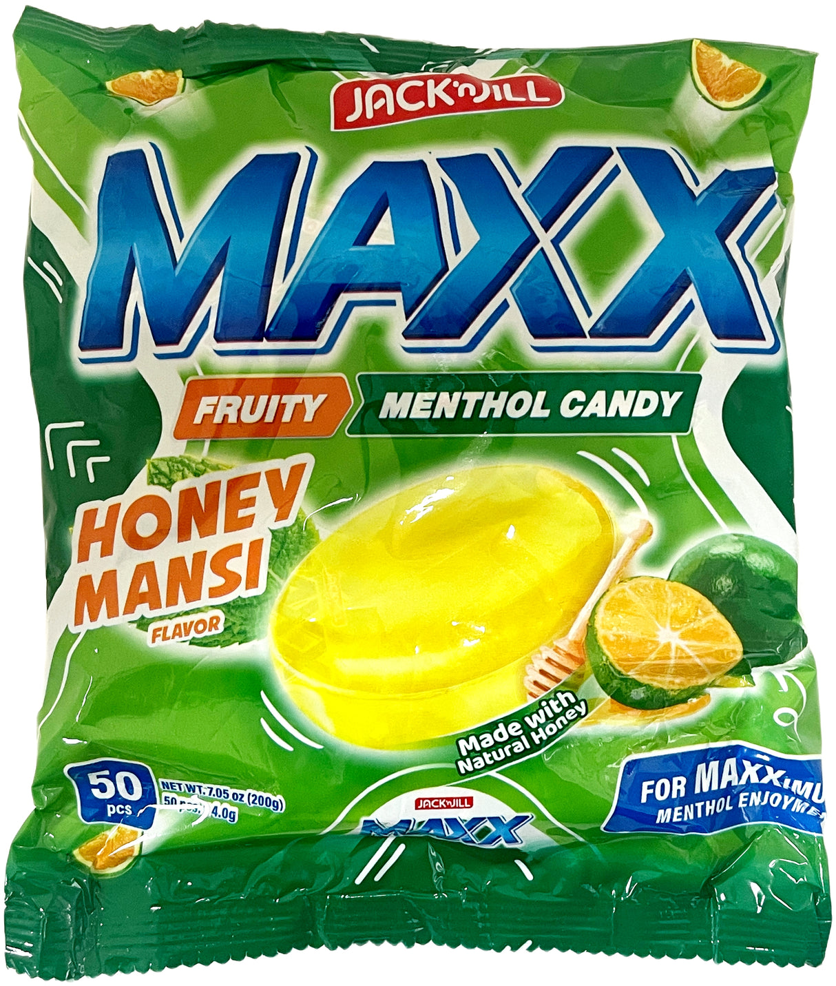 JACK N' JILL MAXX MENTHOL CANDY - HONEYMANSI (7.05oz)