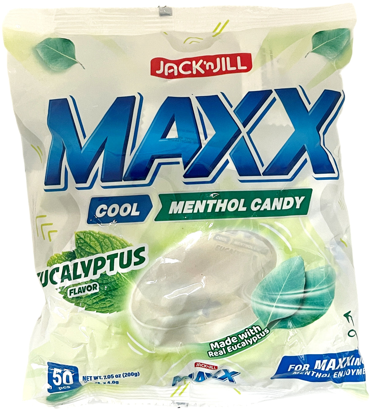 JACK N' JILL MAXX MENTHOL CANDY - EUCALYPTUS (7.05oz)