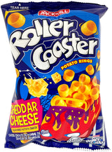 JACK 'N JILL ROLLER COASTER POTATO RINGS - CHEDDAR CHEESE (3oz)