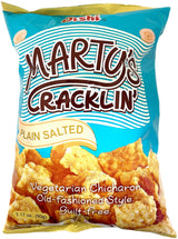 MARTY'S CRACKLIN' VEGETARIAN CHICHARON - PLAIN SALTED (3.17oz)