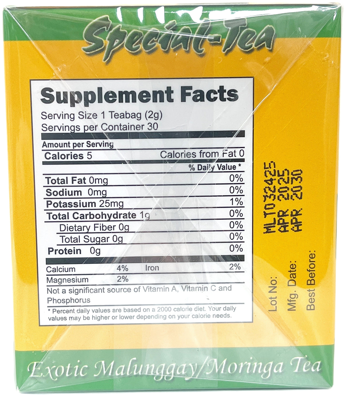SPECIAL-TEA MORINGA TEA 30CT