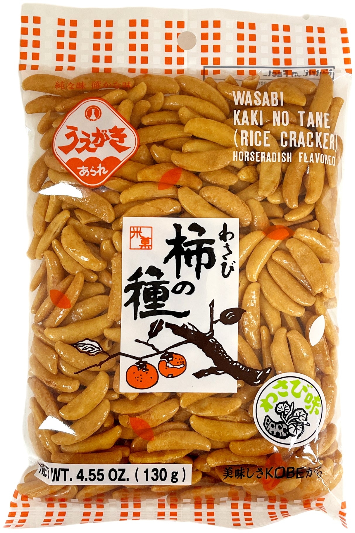 UEGAKI RICE CRACKERS - WASABI (4.55oz)