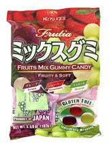 FRUTIA GUMMY CANDY - ASSORTED FRUIT (3.59oz)