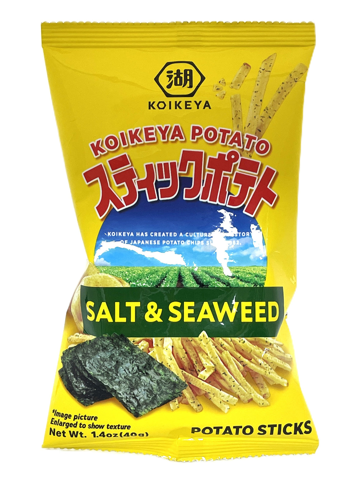 KOIKEYA POTATO STICKS - SALT & SEAWEED (1.4oz)
