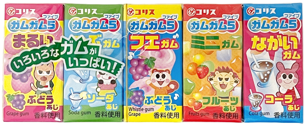 CORIS ASSORTED GUM 5PK