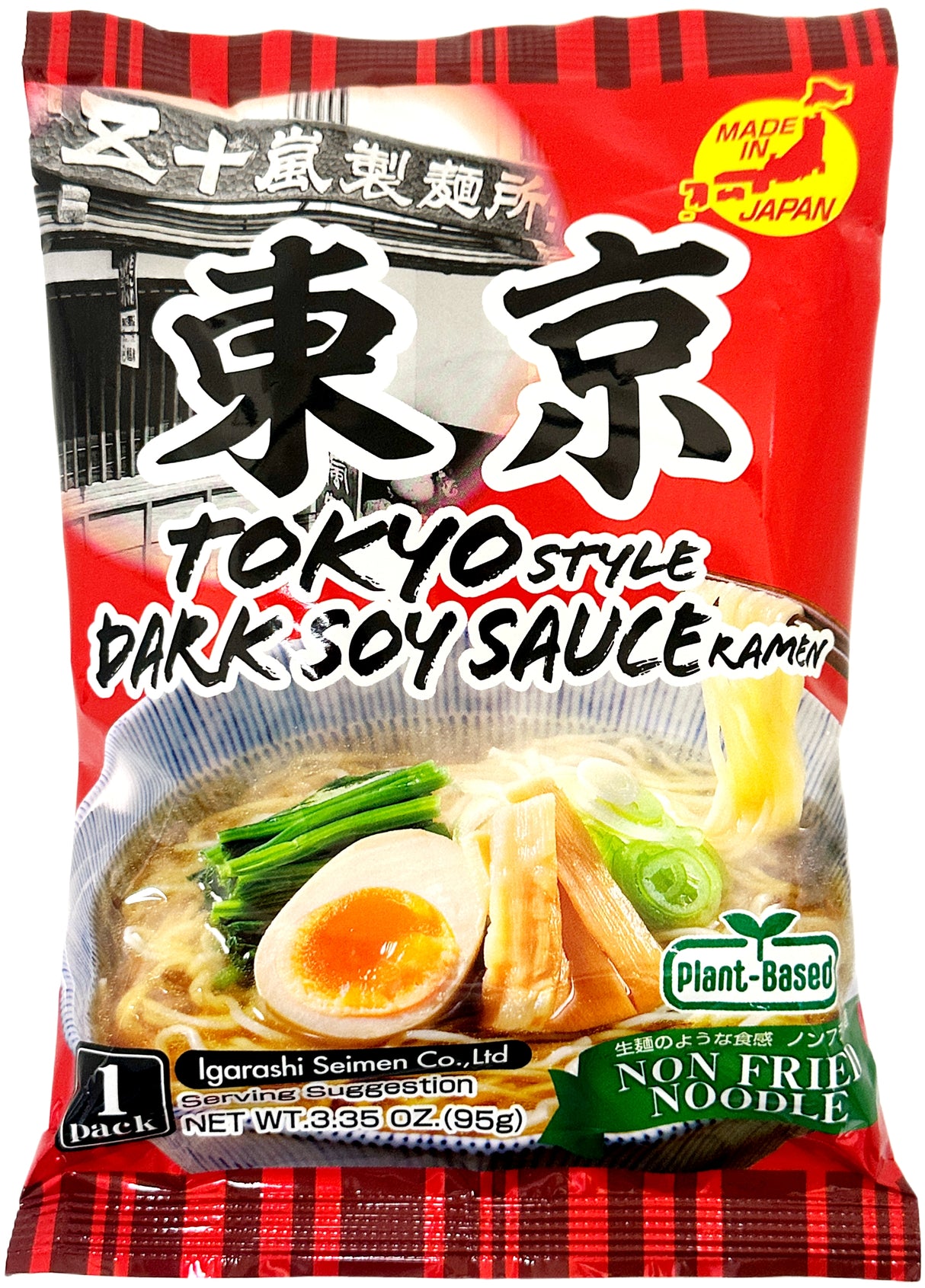 IGARASHI SEIMEN INSTANT DARK SOY SAUCE RAMEN (3.35oz)
