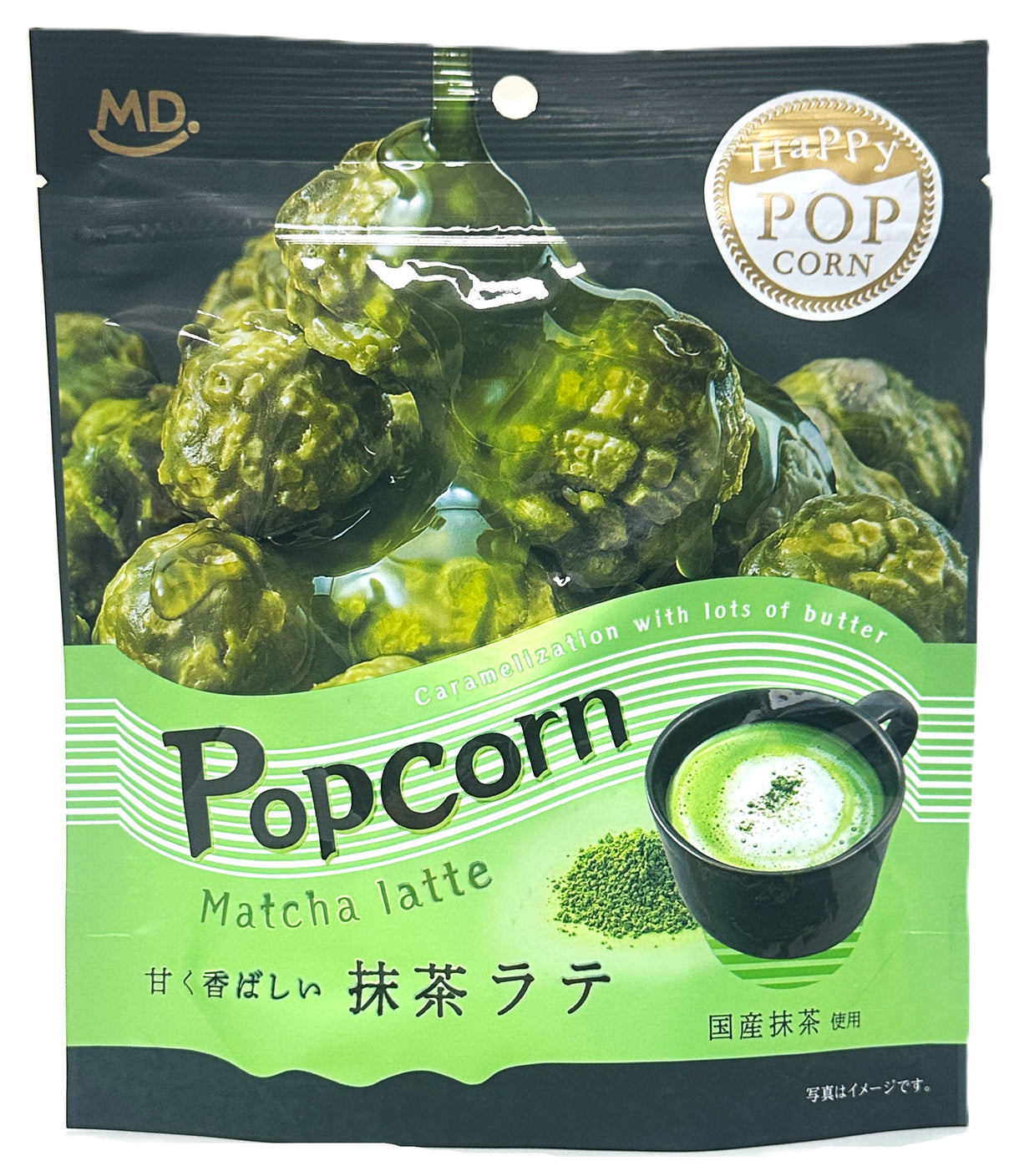 MD HAPPY POPCORN - MATCHA LATTE (1.9oz)