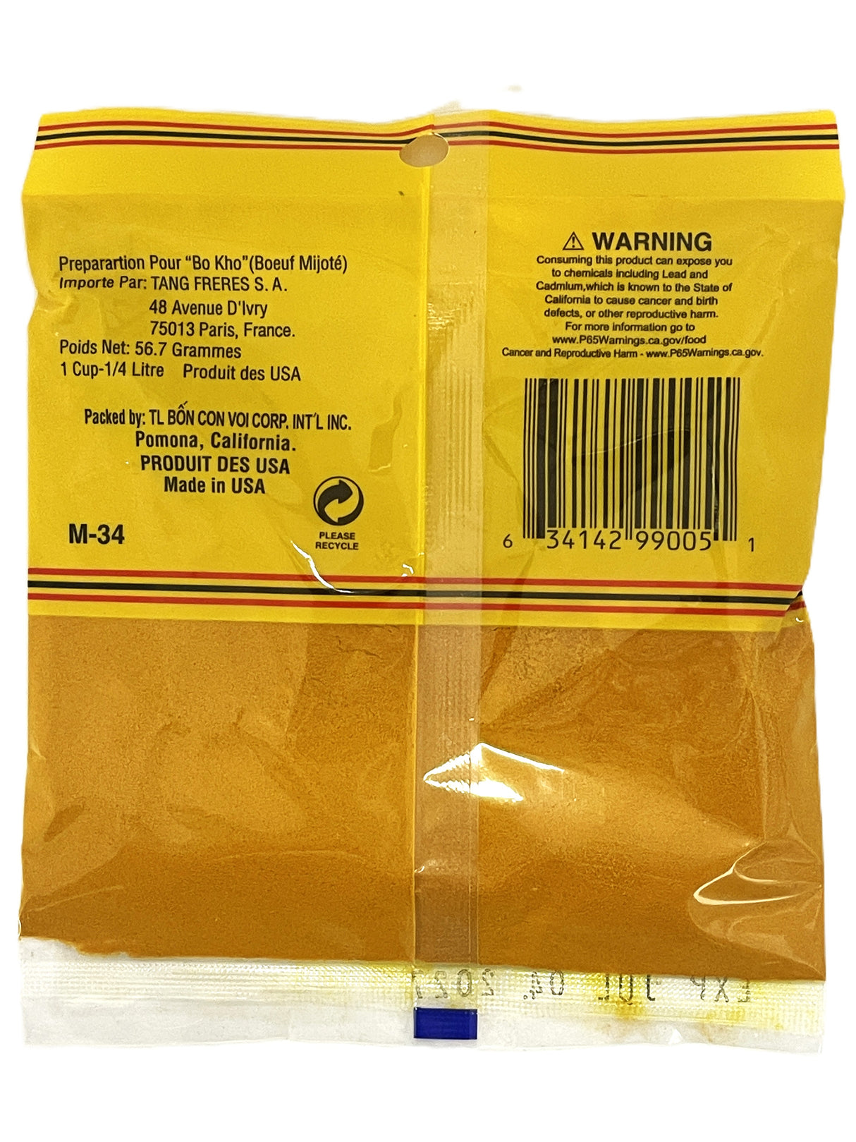 T.L. BỐN CON VOI CORP. TURMERIC POWDER (2oz)