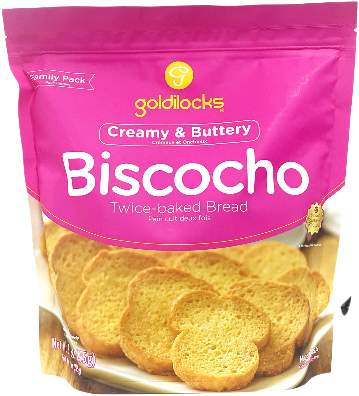 GOLDILOCKS BISCOCHO BISCUITS (9oz)
