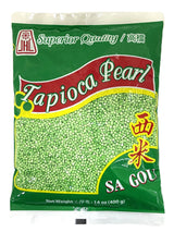 JHL TAPIOCA PEARL - GREEN (14oz)