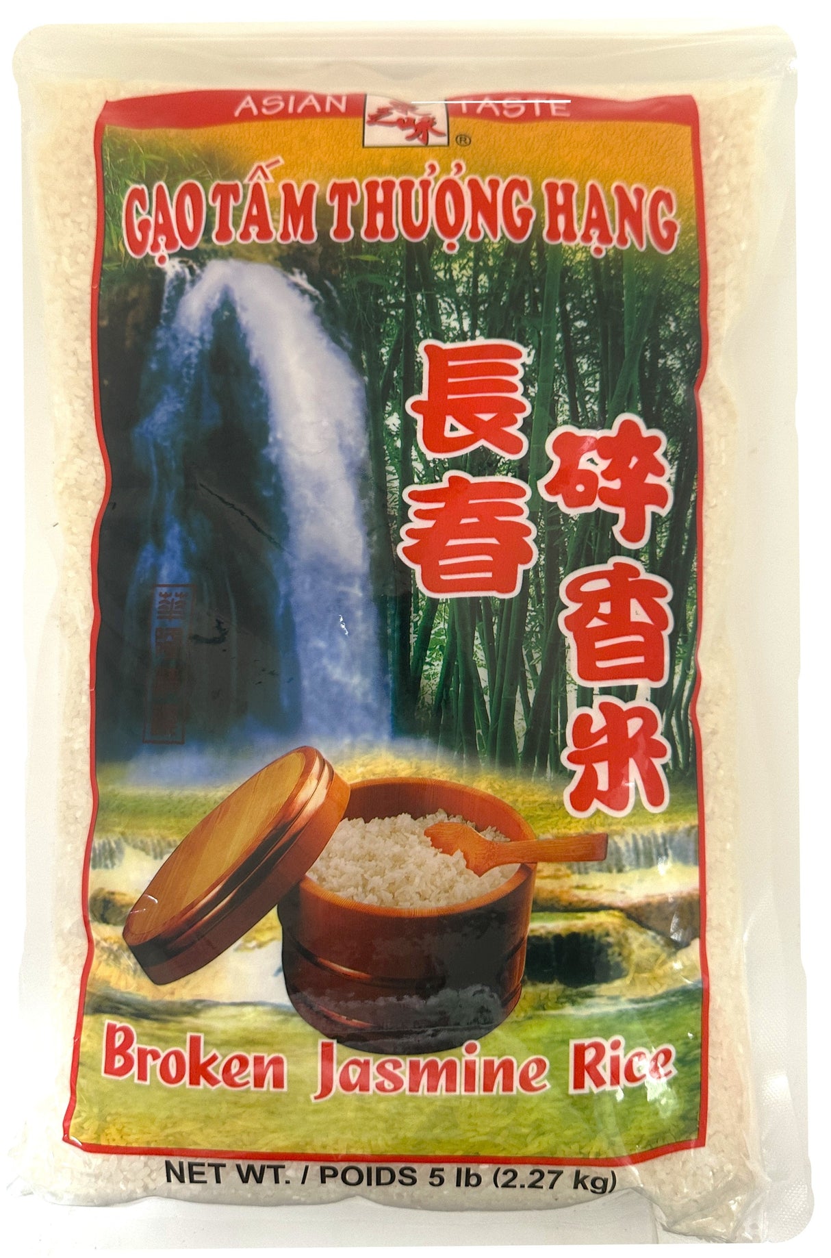 ASIAN TASTE BROKEN JASMINE RICE (5lb)