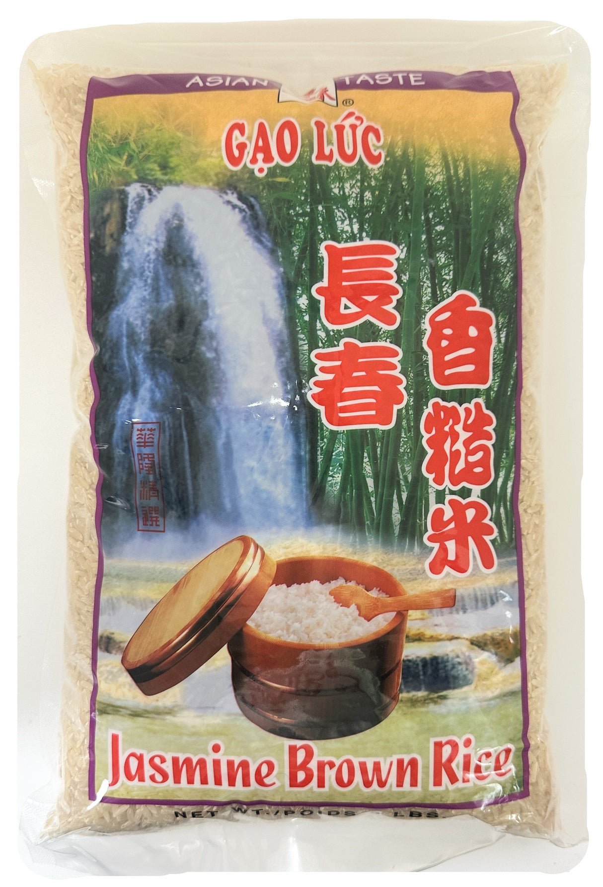 ASIAN TASTE JASMINE BROWN RICE (5lb)