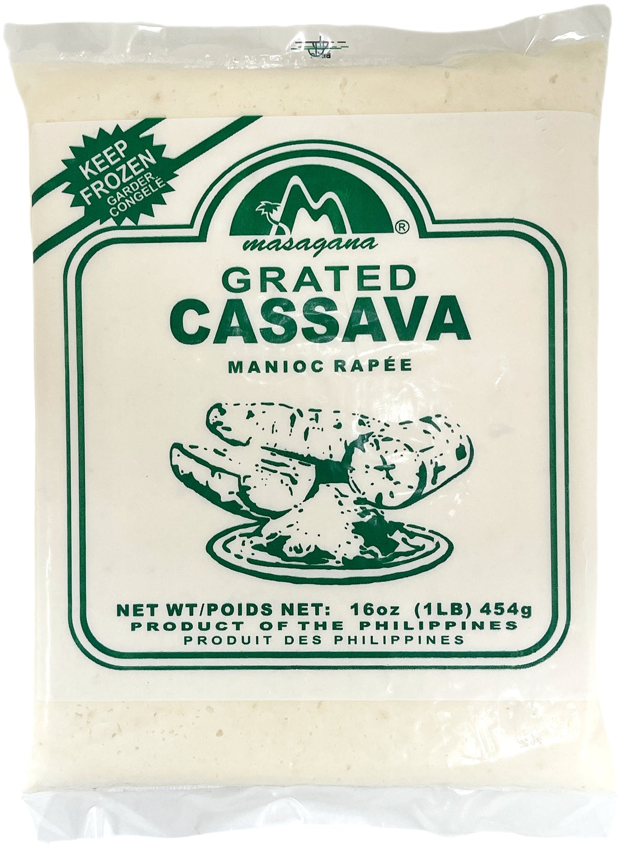MASAGANA FROZEN GRATED CASSAVA (16oz)