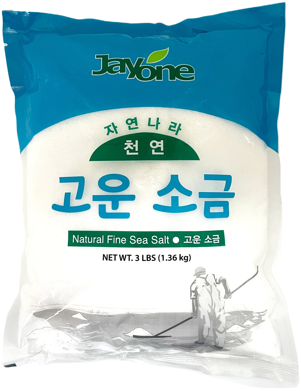 JAYONE NATURAL SEA SALT - FINE (3lb)