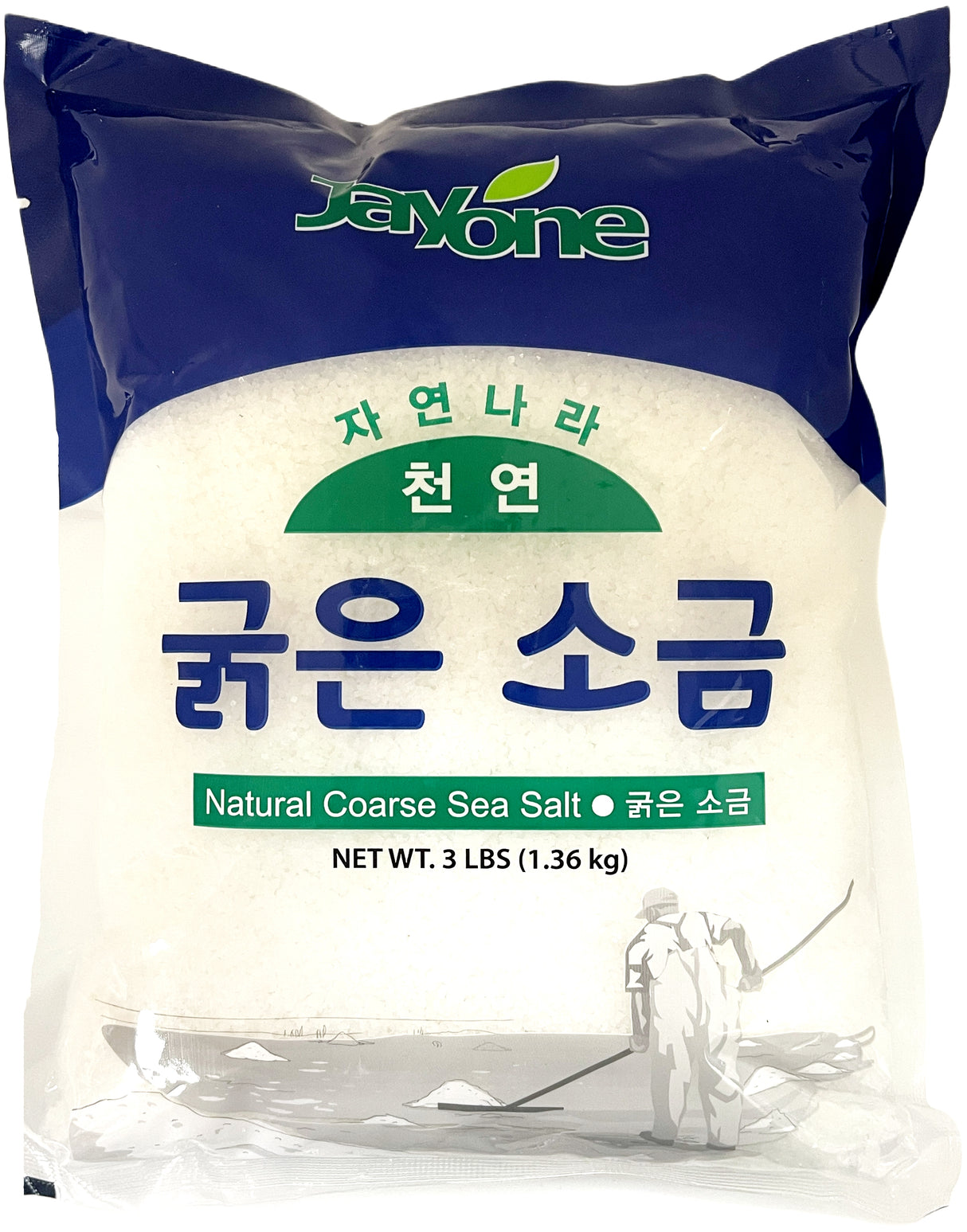 JAYONE NATURAL SEA SALT - COARSE (3lb)