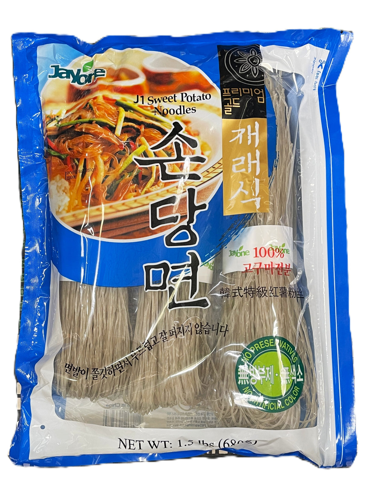 JAYONE SWEET POTATO NOODLE - THIN (1.5lb)