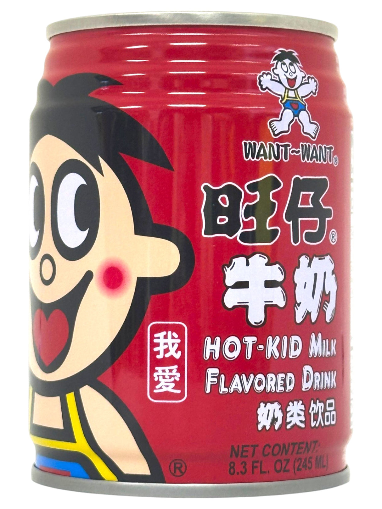WANT-WANT HOT KID MILK FLAVORED DRINK (8.3oz)