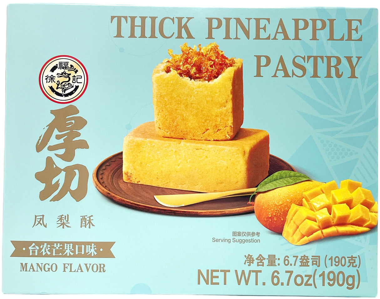 HSU FU CHI THICK PINEAPPLE PASTRY - MANGO (6.7oz)
