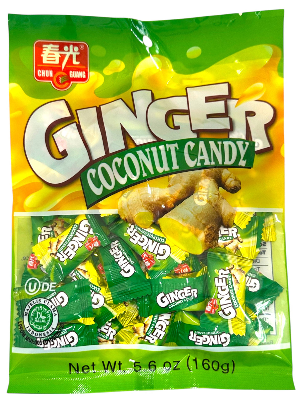 CHUN GUANG GINGER COCONUT CANDY (5.6oz)